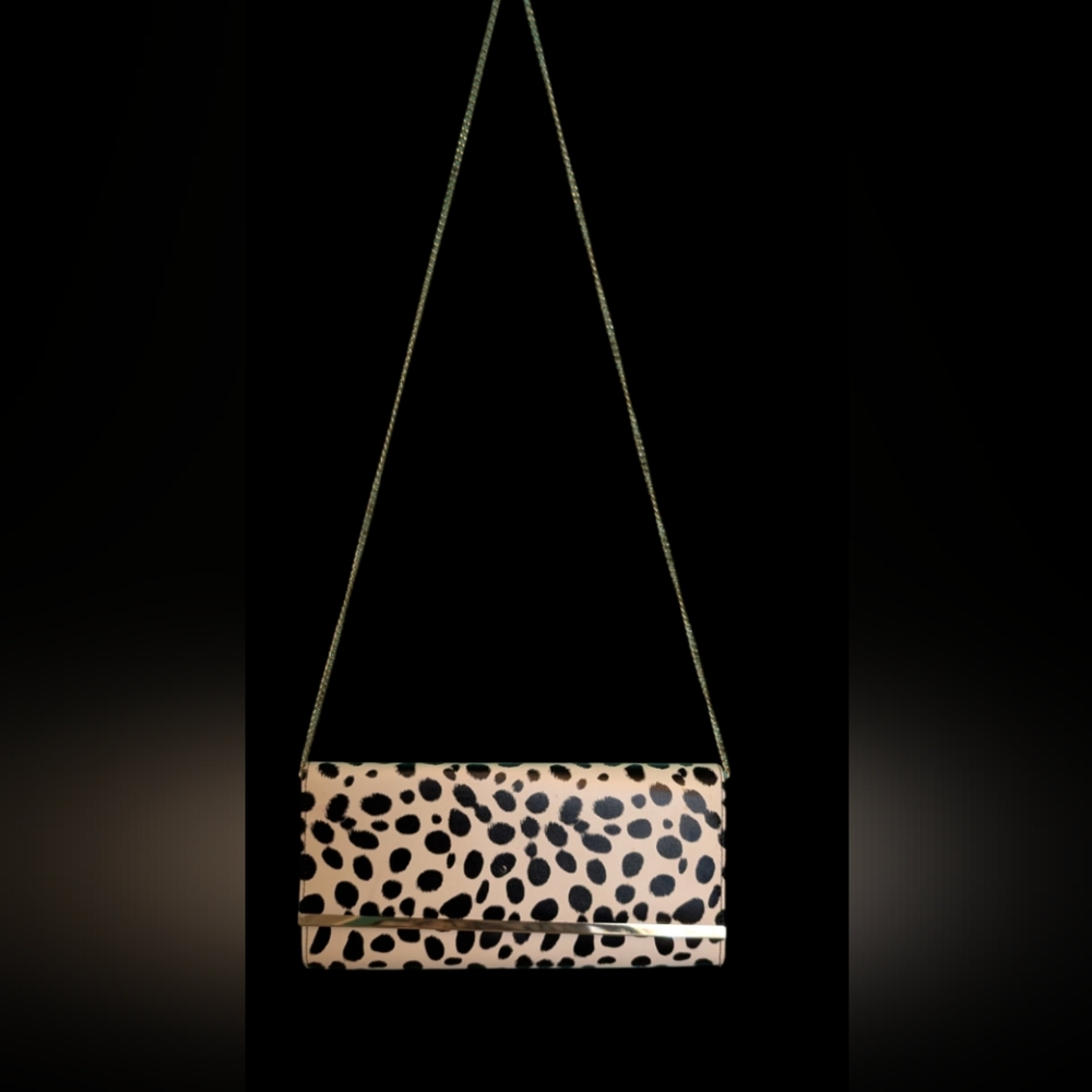Black and White Cow Print evening Clutch